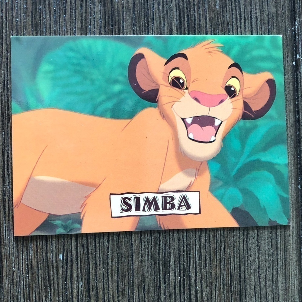 Disney The Lion King 1995 trading card: Simba #66